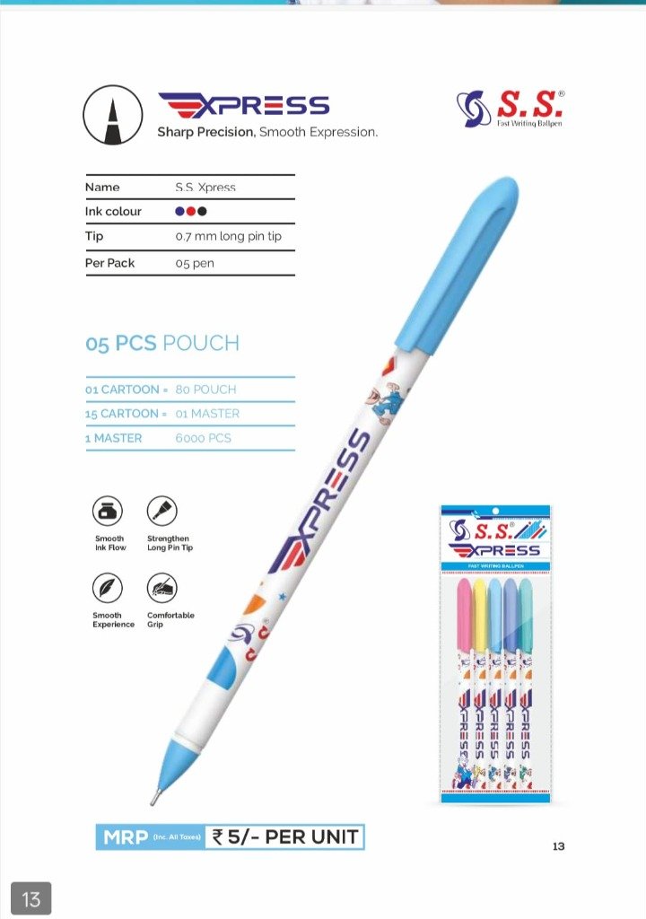 S.S. Xpress ballpen catalog